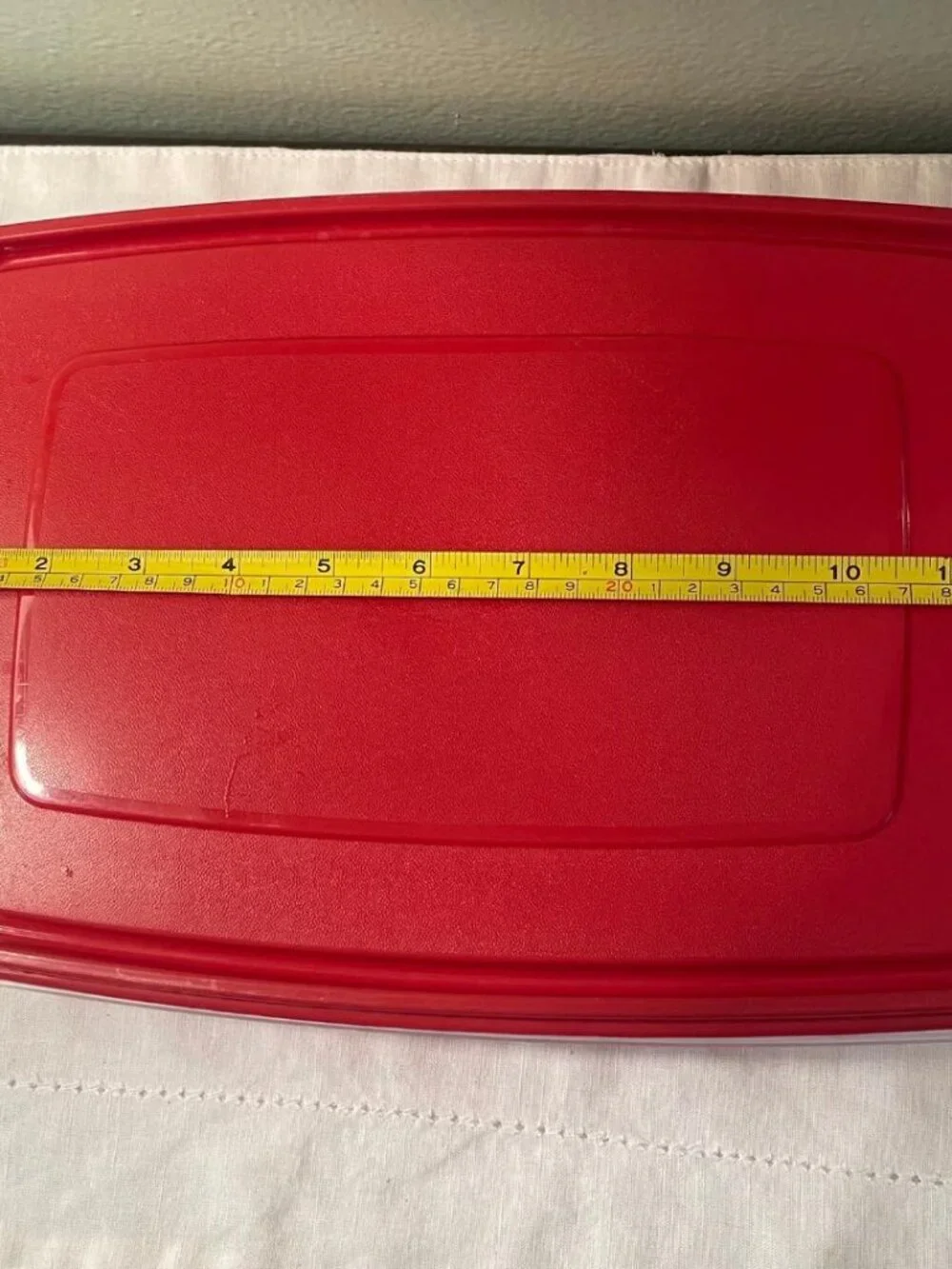 Rubbermaid Deviled Egg Carrier Container Easter Holidays Food Storage Red Clear